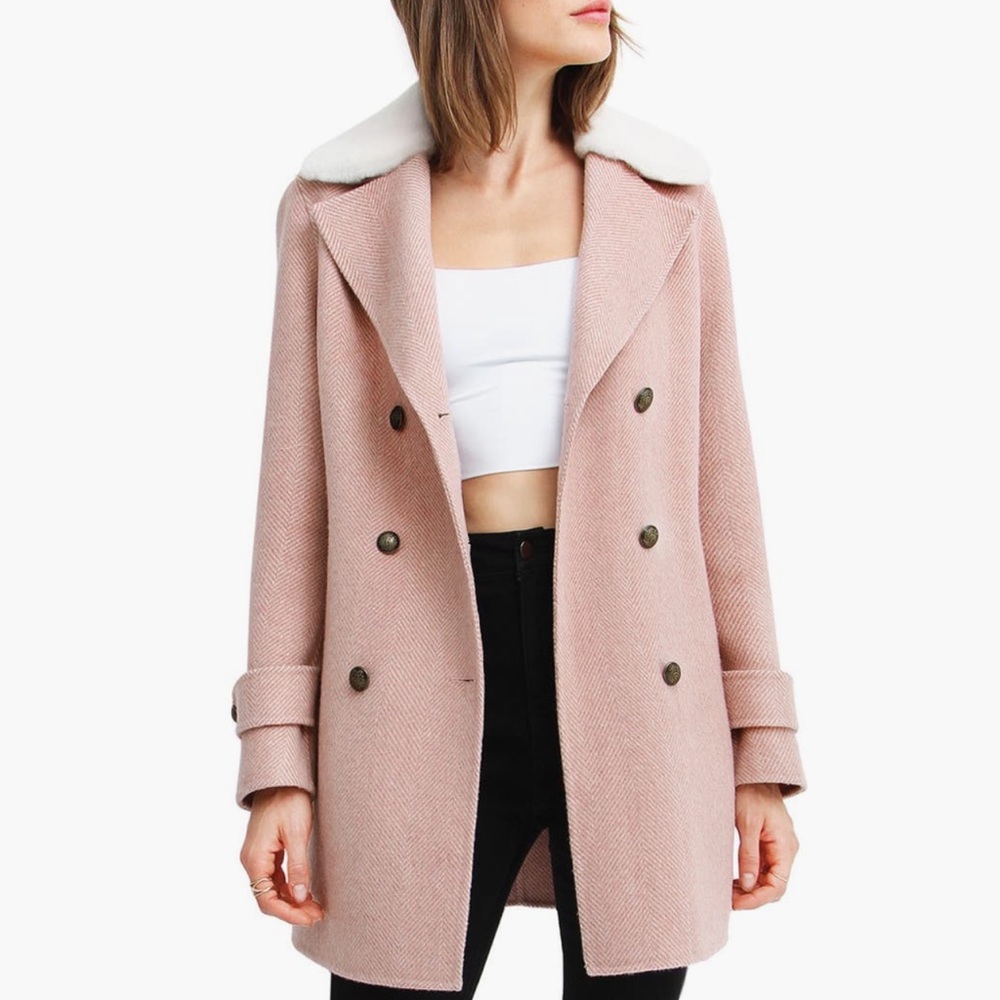 [NWT] Belle & Bloom - Faux Shearling Coat